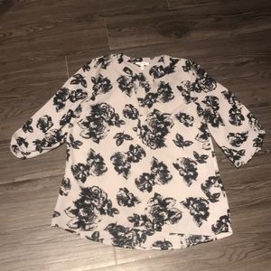 floral print blouse